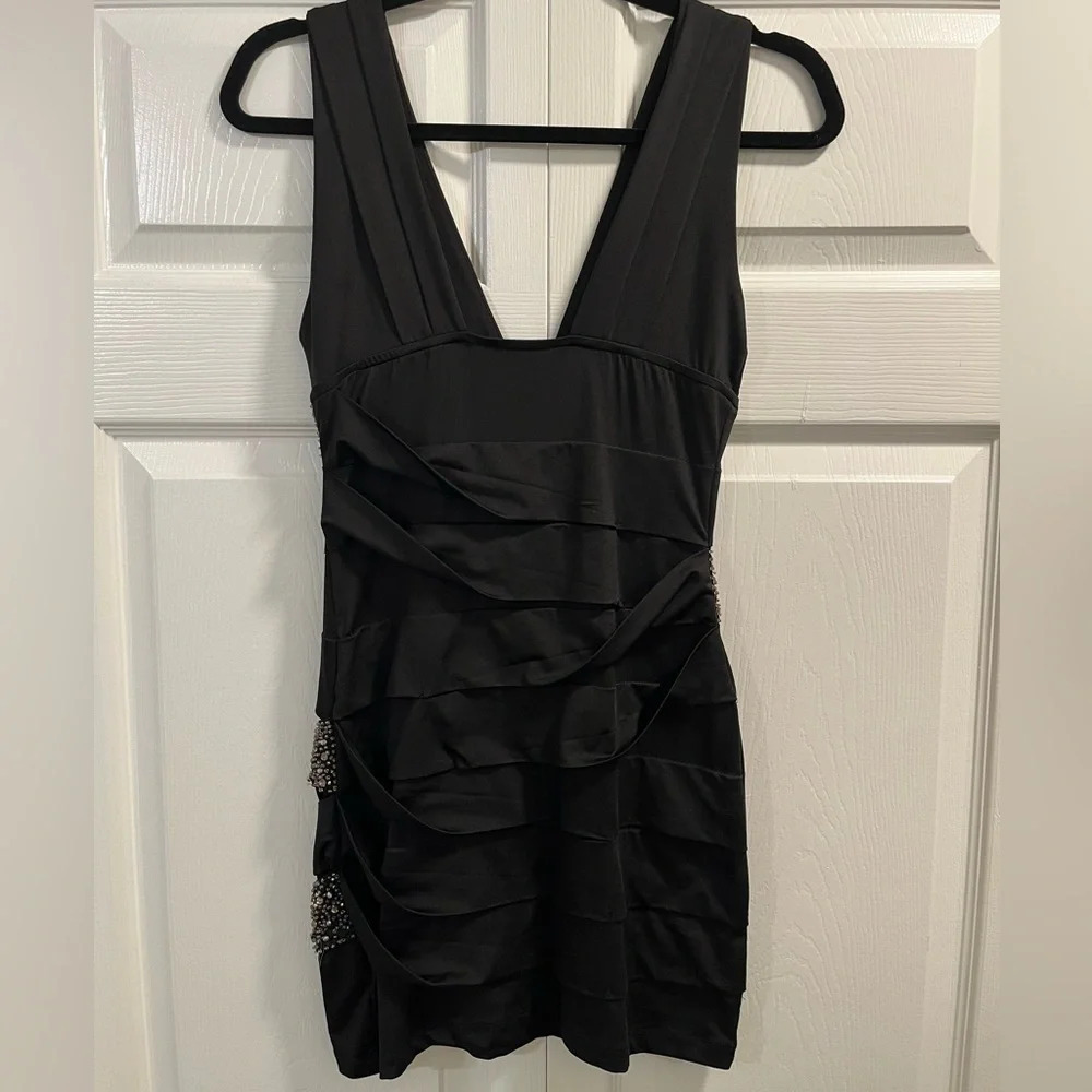 Bodycon Studded Mini Dress - Picture 6 of 8